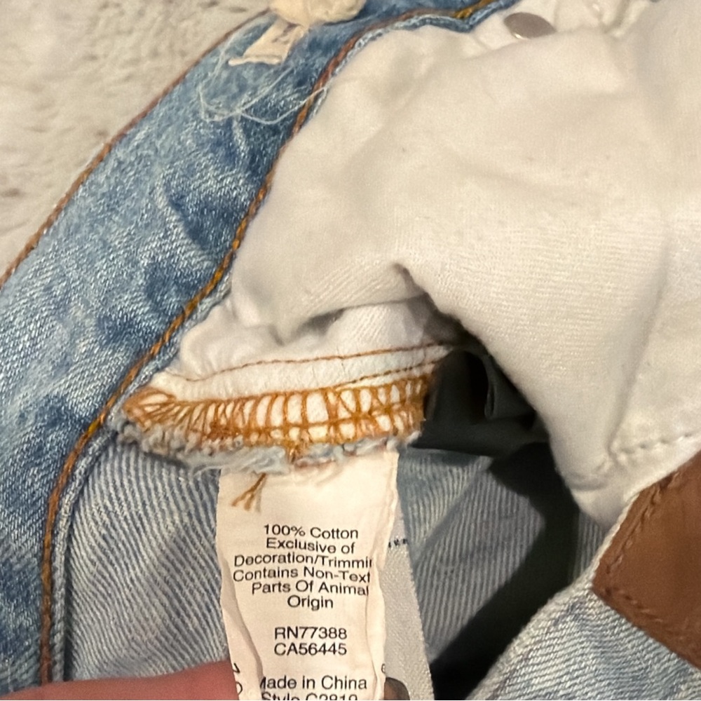 Madewell The Perfect Summer Jean High Rise Straight Leg Light Wash Denim Size 27 - Picture 9 of 10